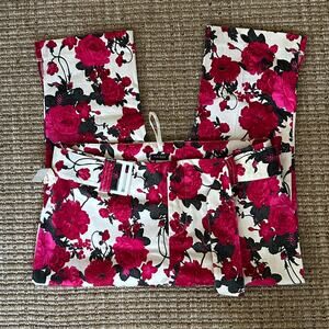 Tufi Duek NWT Vintage Floral Capri Pants 40